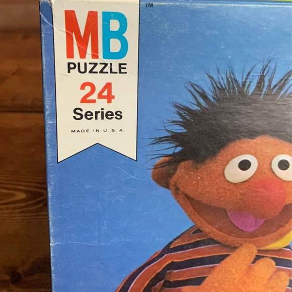 Vintage Sesame Street Bert and Ernie ice cream Sundae puzzle - Picture 5 of 11